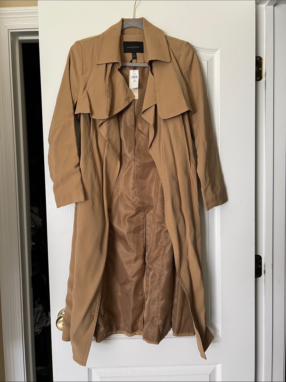 Banana Republic Camel Draped Trench